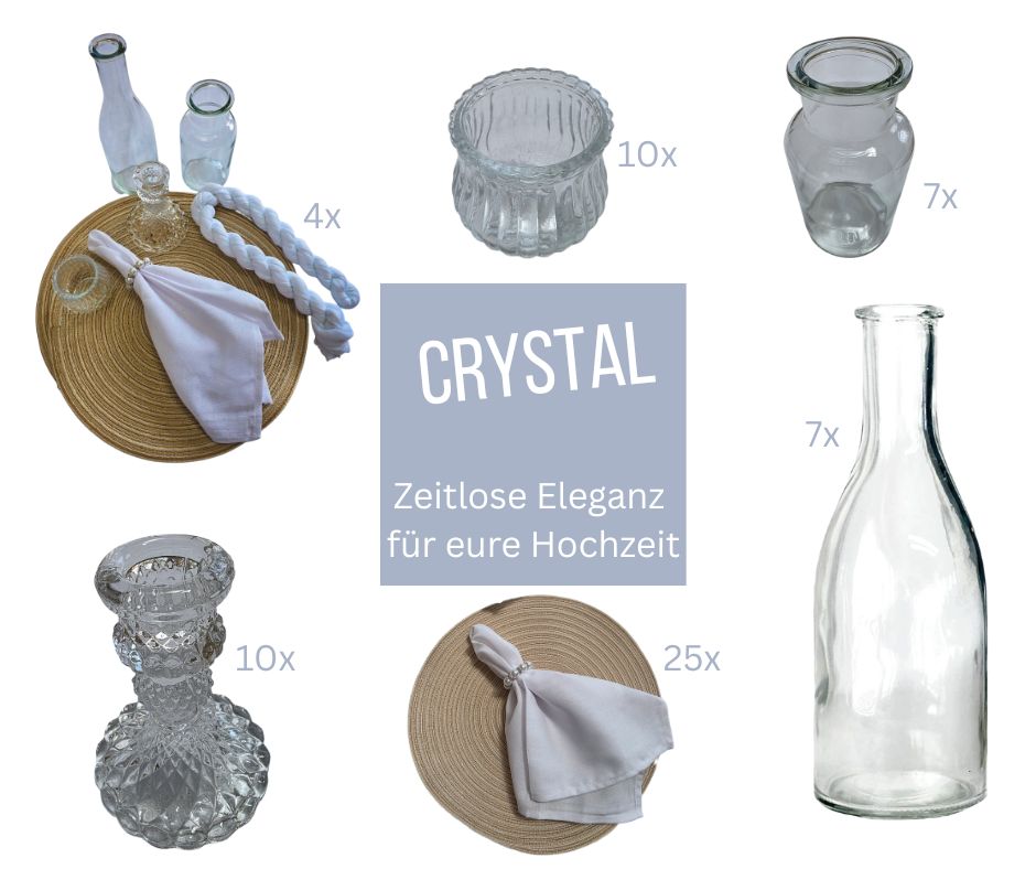 Tischdeko Komplettpaket CRYSTAL – Bild 3